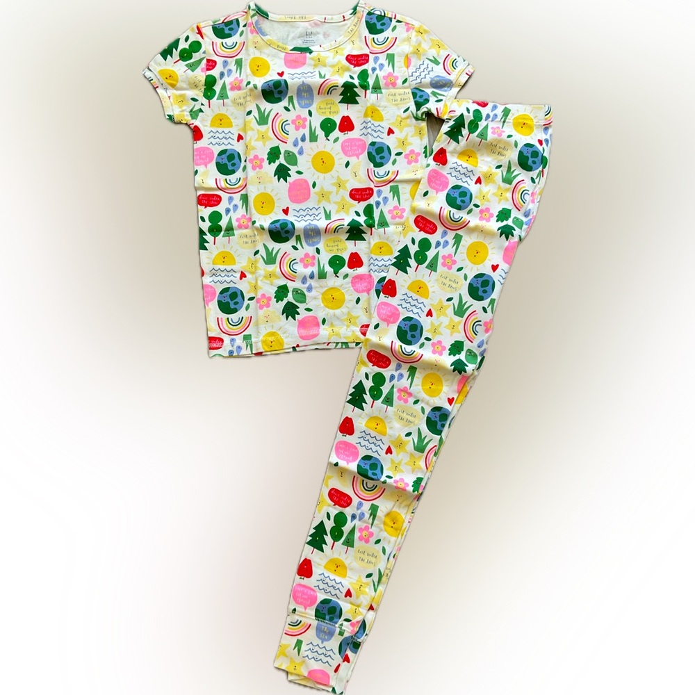 GAP Sz 12 Colorful Pajama Set